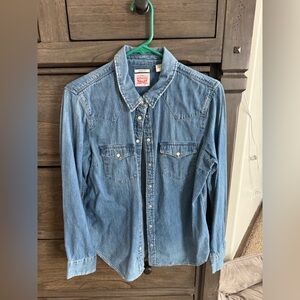 Levi's Classic Blue Denim Shirt